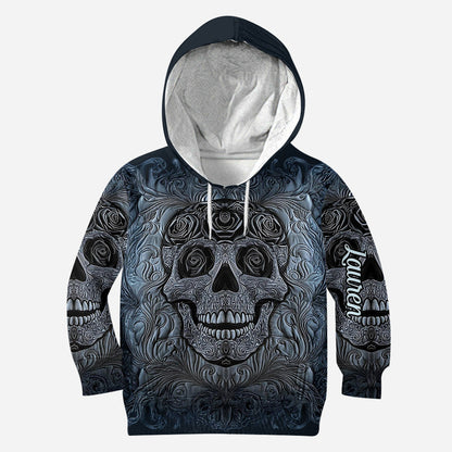 Cool Skull - Personalized Skull Hoodie and Leggings