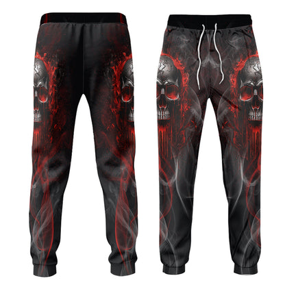 Cool Skull - Personalized Skull Hoodie and Sweatpants