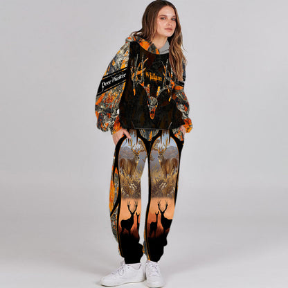 Love Hunting - Personalized Hunting Hoodie and Sweatpants