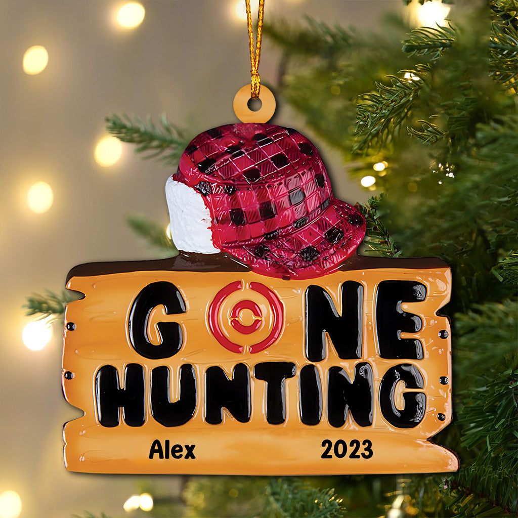 Gone Hunting - Personalized Hunting Ornament