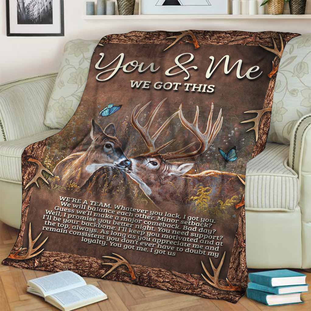 You And Me Hunting Blanket