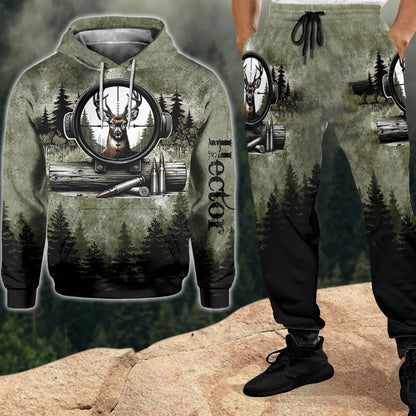 Love Hunting - Personalized Hunting Hoodie and Sweatpants
