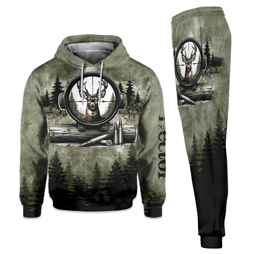 Love Hunting - Personalized Hunting Hoodie and Sweatpants