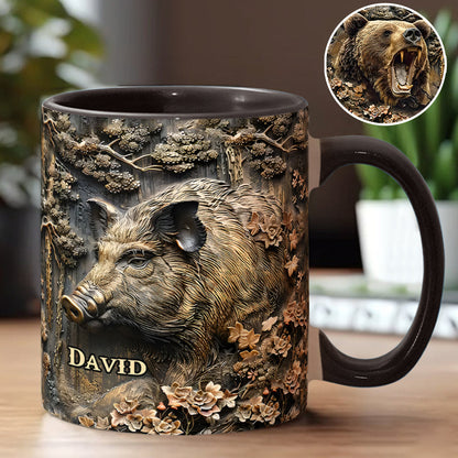 Any Name - Personalized Hunting Accent Mug