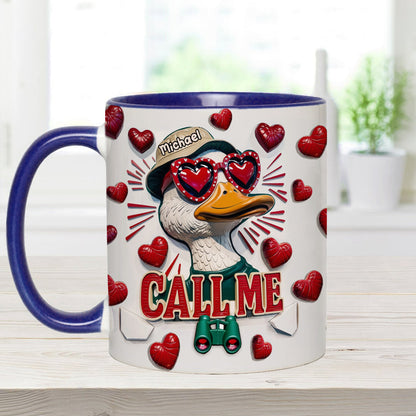 Call Me - Personalized Hunting Accent Mug
