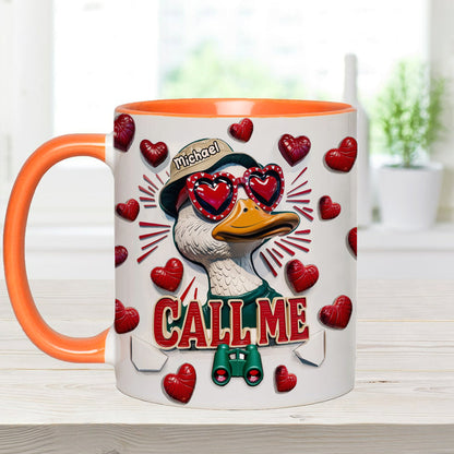 Call Me - Personalized Hunting Accent Mug
