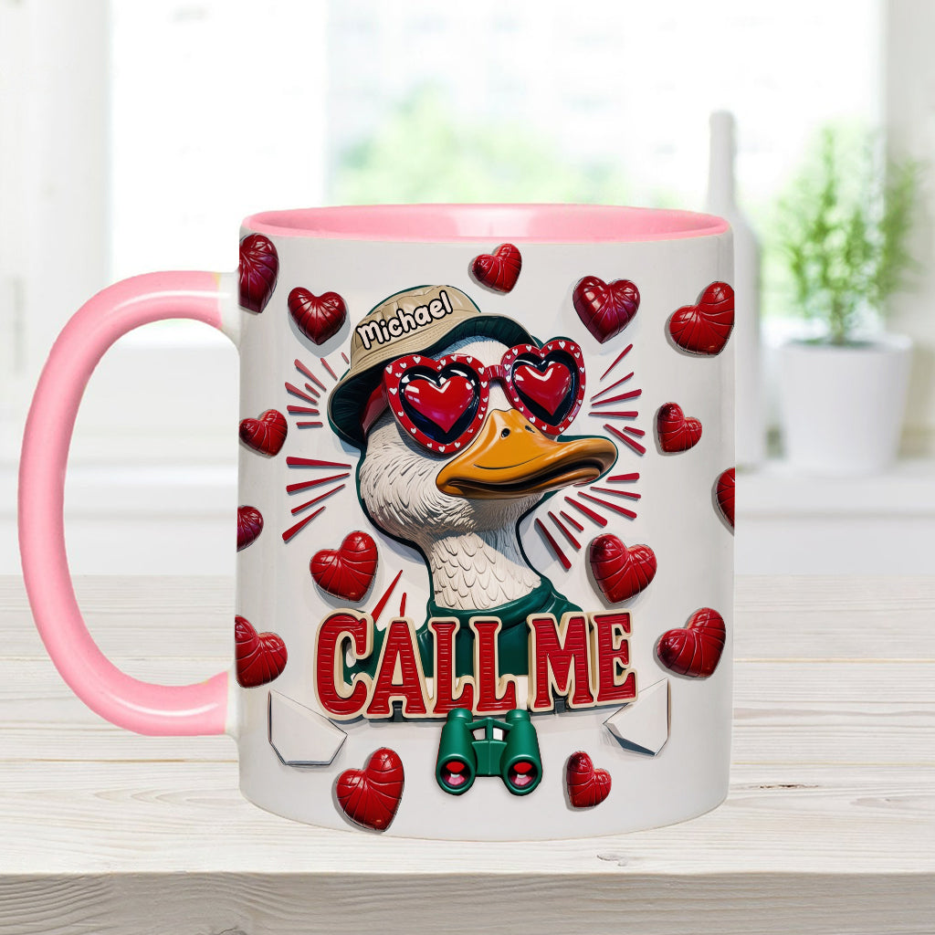Call Me - Personalized Hunting Accent Mug