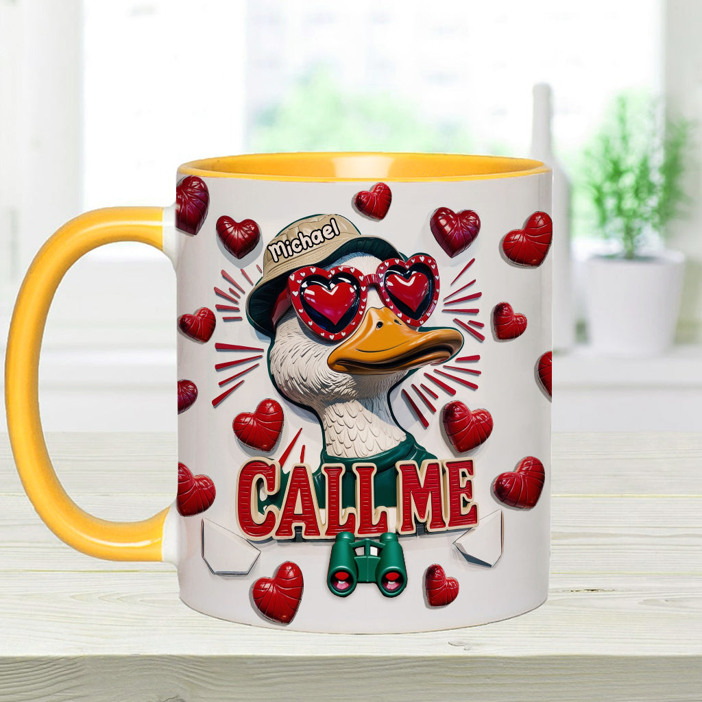 Call Me - Personalized Hunting Accent Mug