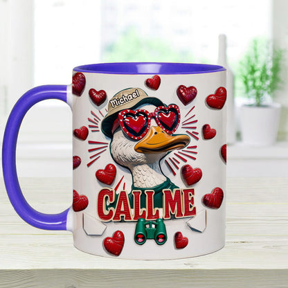 Call Me - Personalized Hunting Accent Mug