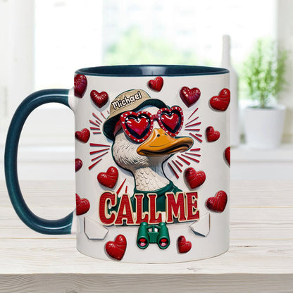 Call Me - Personalized Hunting Accent Mug