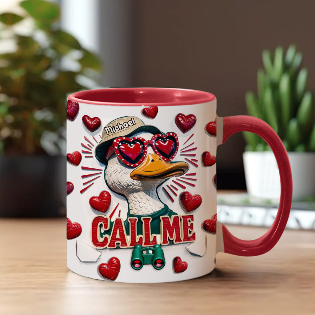 Call Me - Personalized Hunting Accent Mug