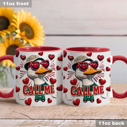 Call Me - Personalized Hunting Accent Mug