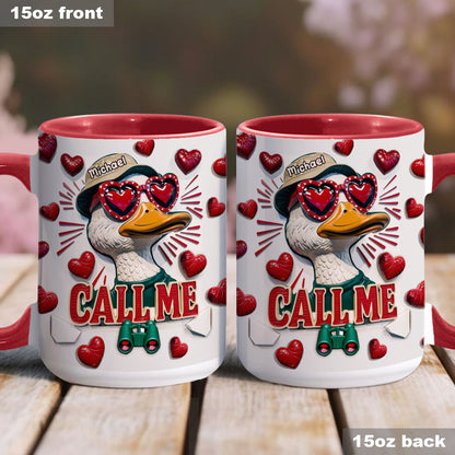 Call Me - Personalized Hunting Accent Mug