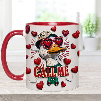 Call Me - Personalized Hunting Accent Mug