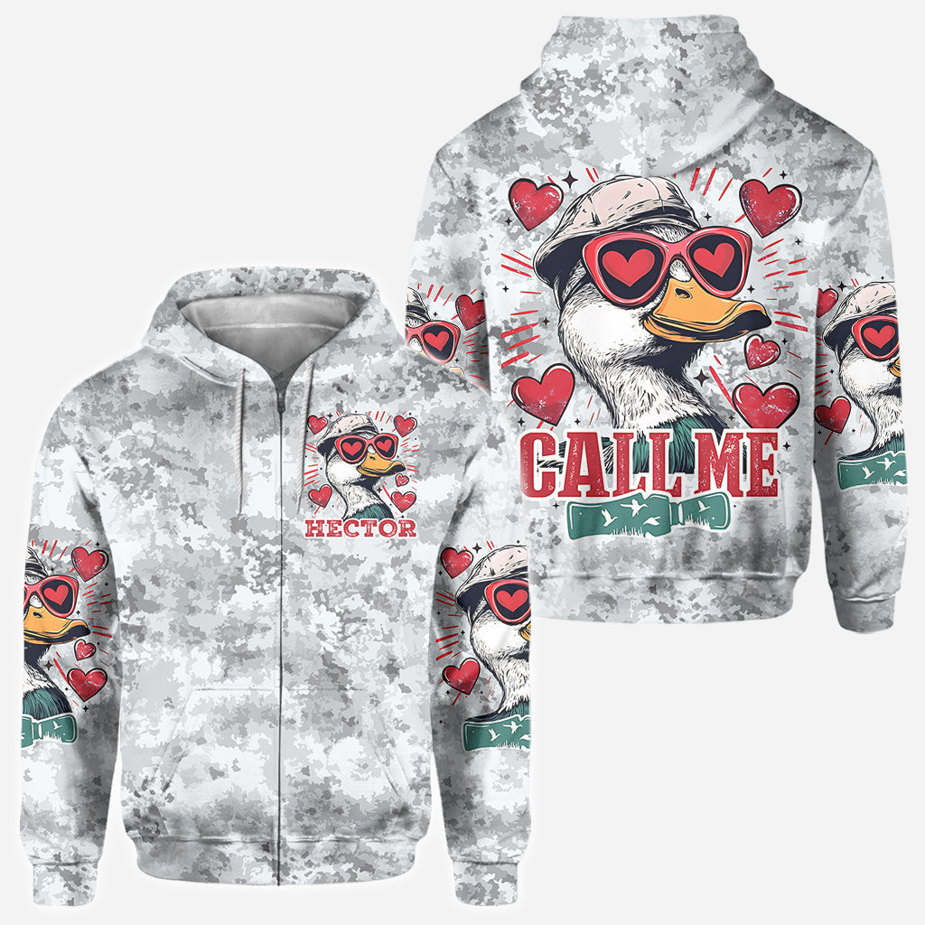 Call Me - Personalized Hunting All Over Shirt