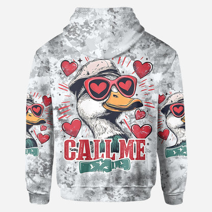 Call Me - Personalized Hunting All Over Shirt