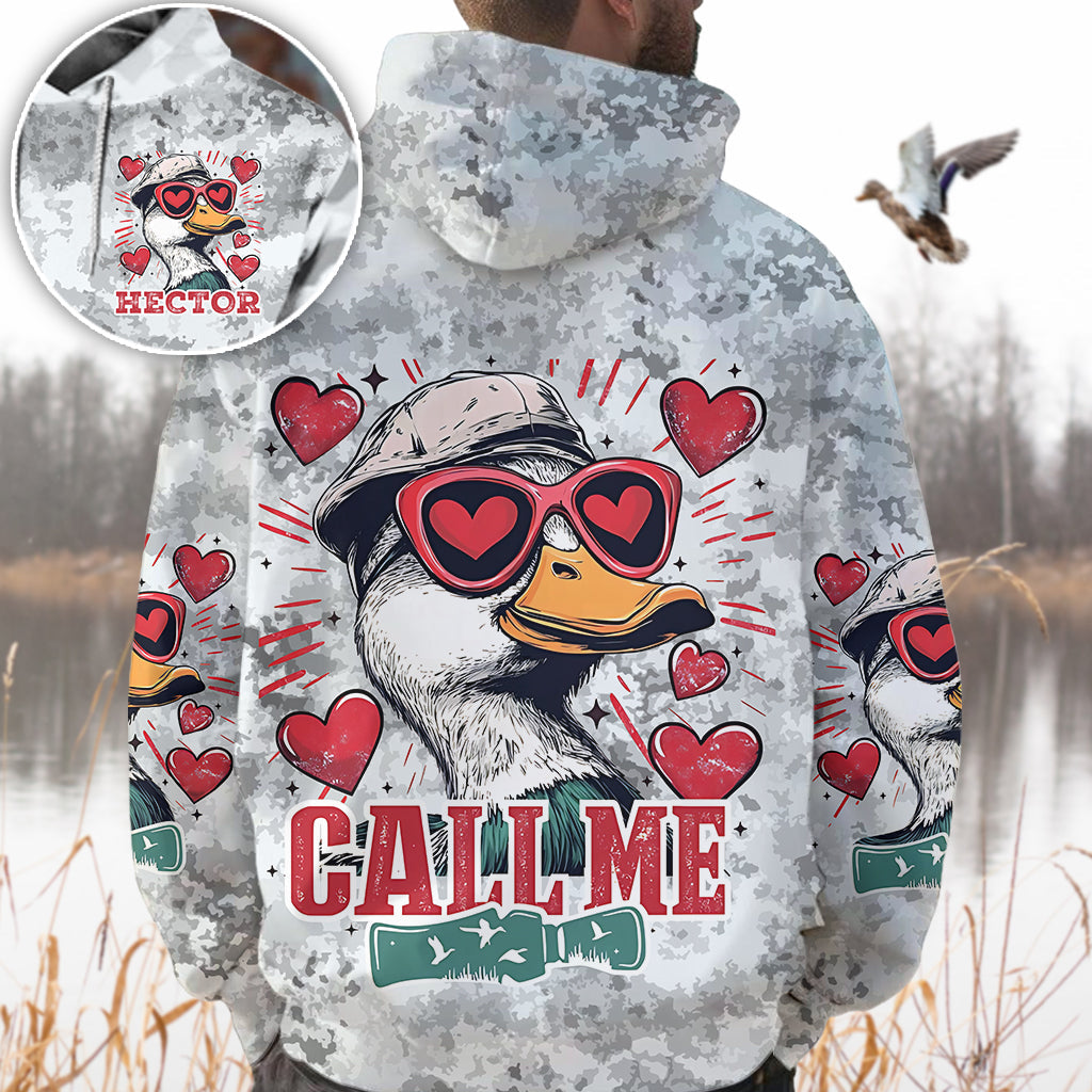 Call Me - Personalized Hunting All Over Shirt