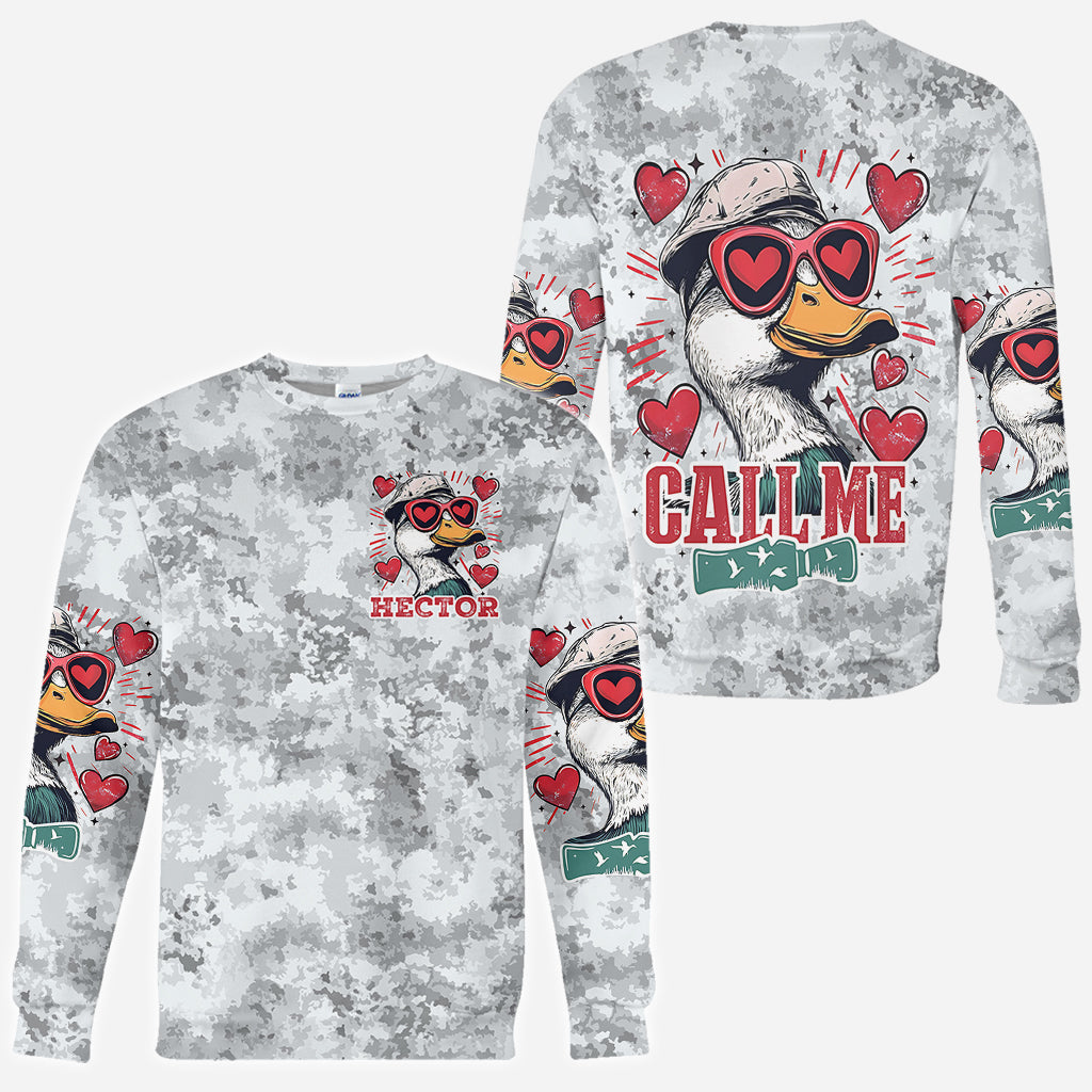 Call Me - Personalized Hunting All Over Shirt