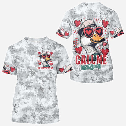 Call Me - Personalized Hunting All Over Shirt