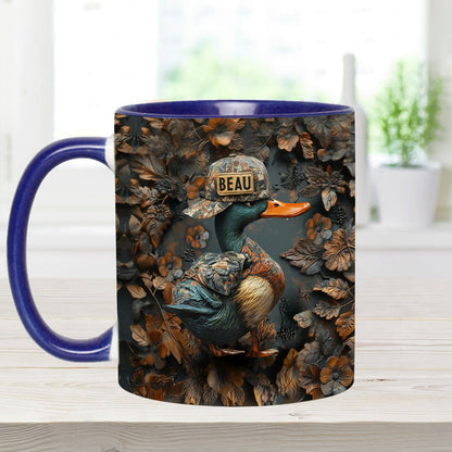 Duck Hunting - Personalized Hunting Accent Mug