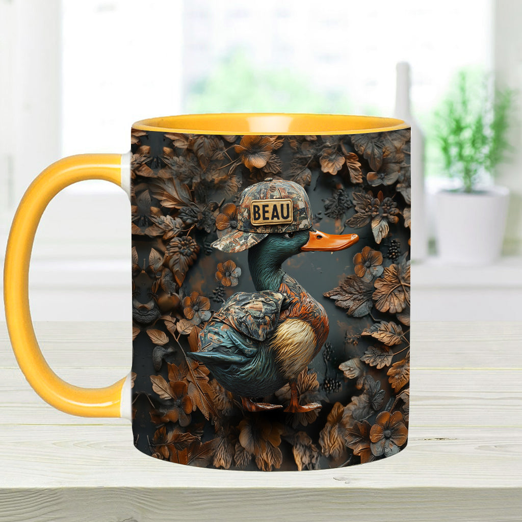 Duck Hunting - Personalized Hunting Accent Mug