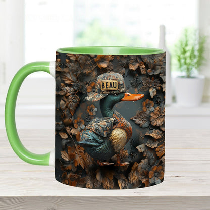 Duck Hunting - Personalized Hunting Accent Mug