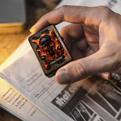 Melted Skull - Personalized Skull Lighter