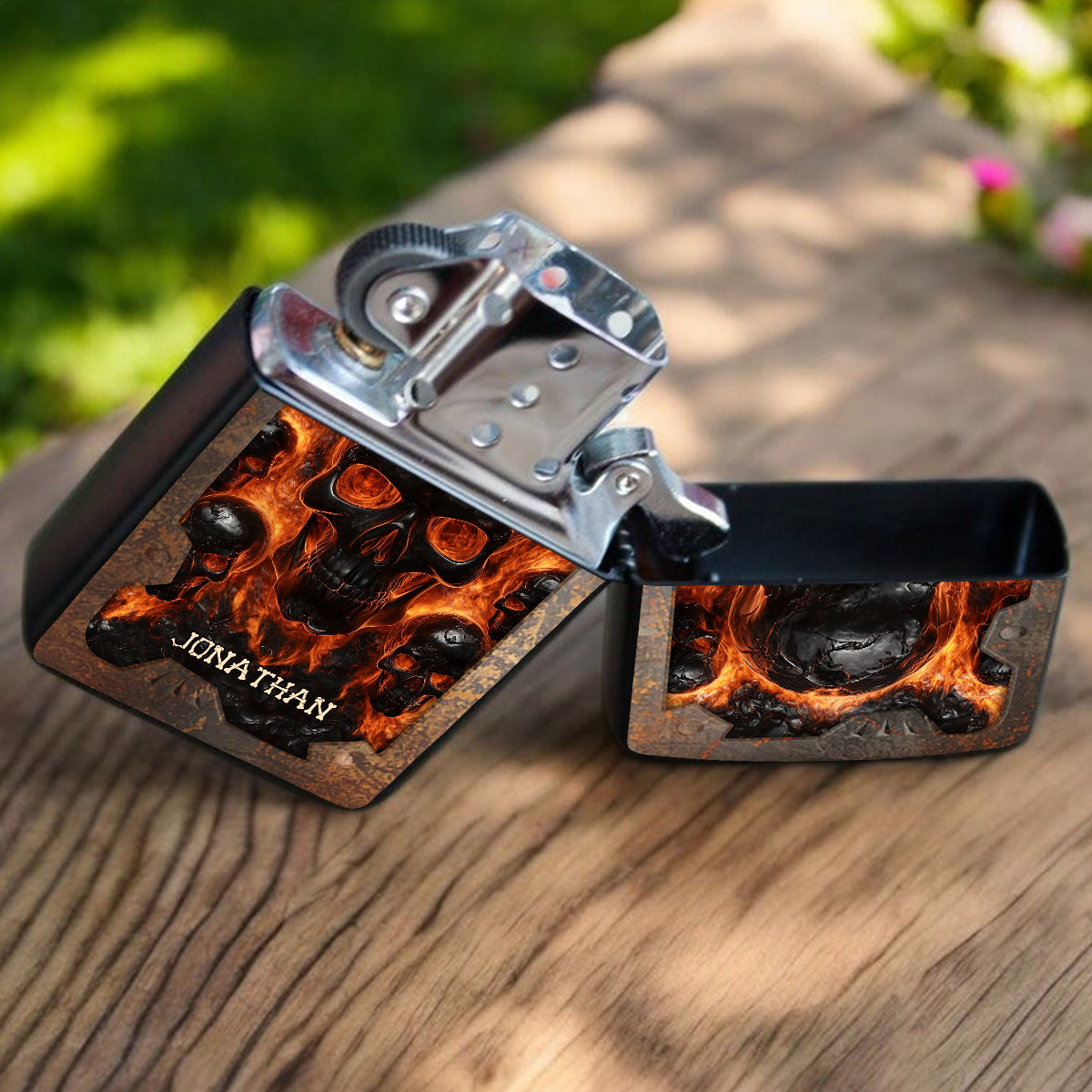 Melted Skull - Personalized Skull Lighter