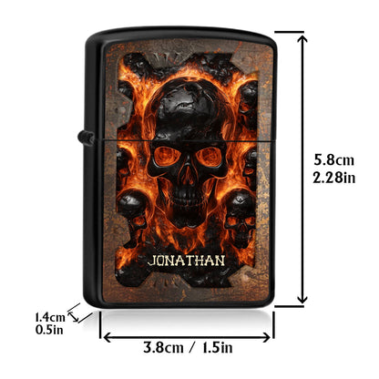 Melted Skull - Personalized Skull Lighter