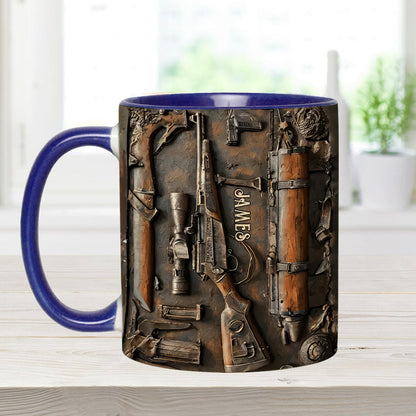 Vintage Tools - Personalized Hunting Accent Mug