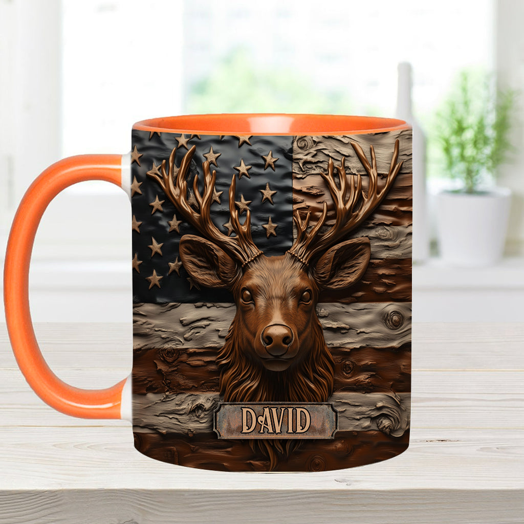 Hunting Deer - Personalized Hunting Accent Mug