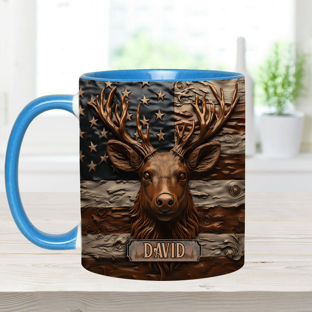 Hunting Deer - Personalized Hunting Accent Mug