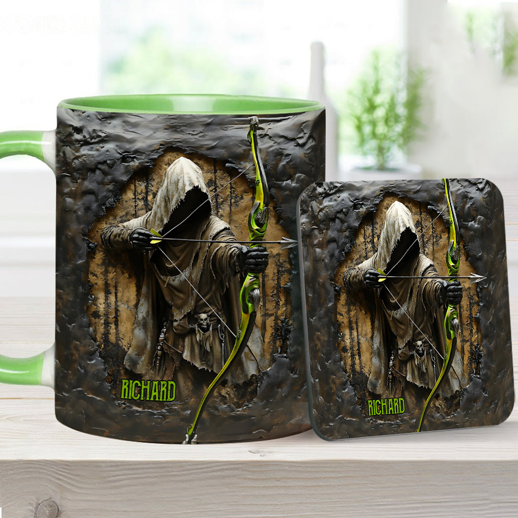 Bow Reaper - Personalized Hunting Accent Mug