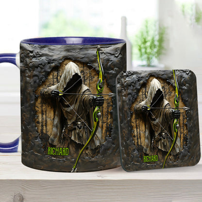 Bow Reaper - Personalized Hunting Accent Mug