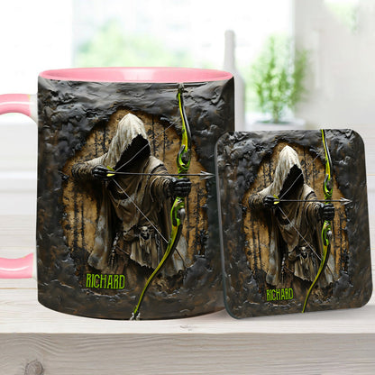 Bow Reaper - Personalized Hunting Accent Mug