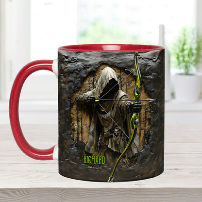 Bow Reaper - Personalized Hunting Accent Mug