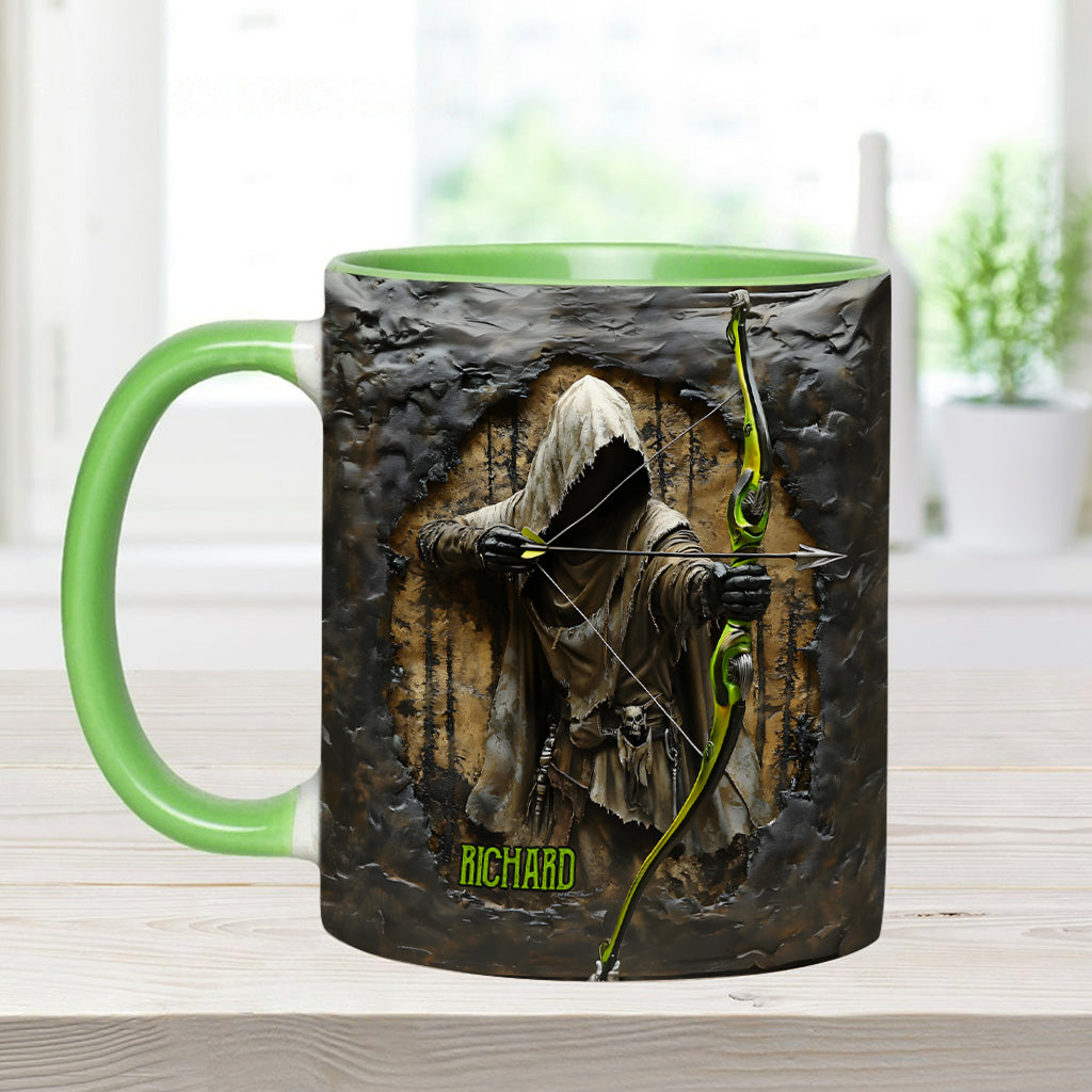Bow Reaper - Personalized Hunting Accent Mug