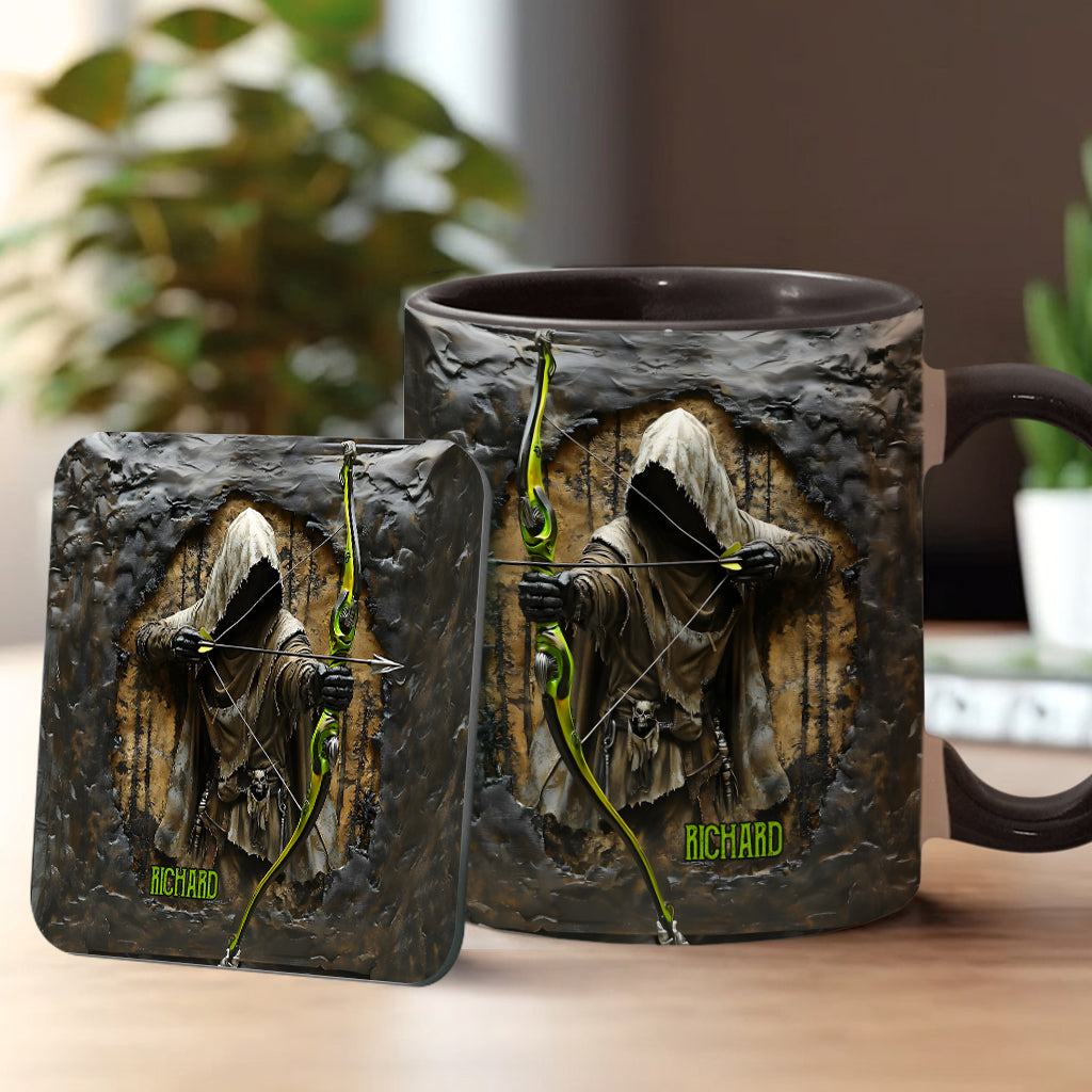 Bow Reaper - Personalized Hunting Accent Mug