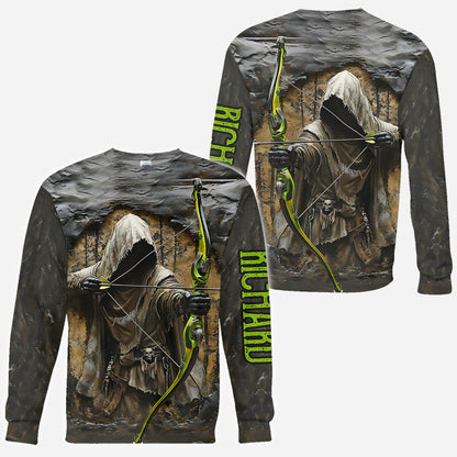Bow Reaper - Personalized Hunting All Over Shirt