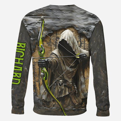 Bow Reaper - Personalized Hunting All Over Shirt