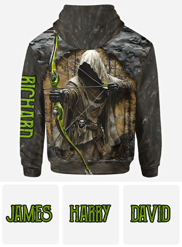 Bow Reaper - Personalized Hunting All Over Shirt