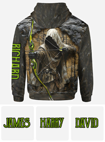 Bow Reaper - Personalized Hunting All Over Shirt