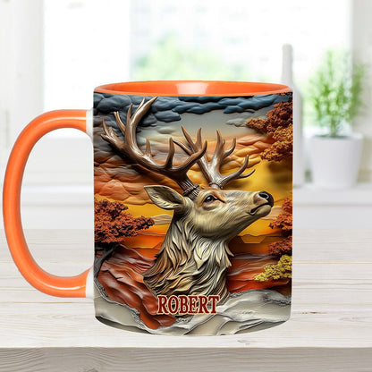 Love Hunting - Personalized Hunting Accent Mug