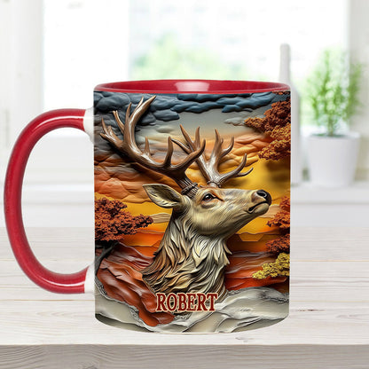 Love Hunting - Personalized Hunting Accent Mug