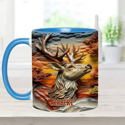 Love Hunting - Personalized Hunting Accent Mug