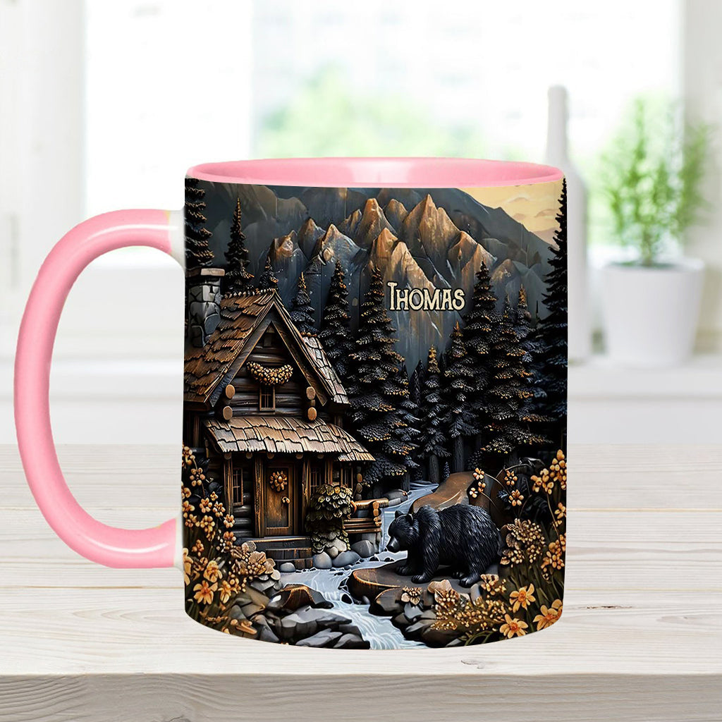 Black Bear - Personalized Hunting Accent Mug