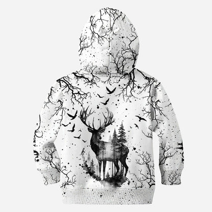 Country Style Black White - Personalized Hunting Hoodie and Leggings