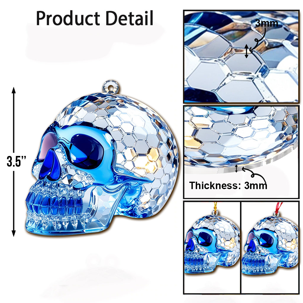 Stunning Skull - Personalized Skull Ornament
