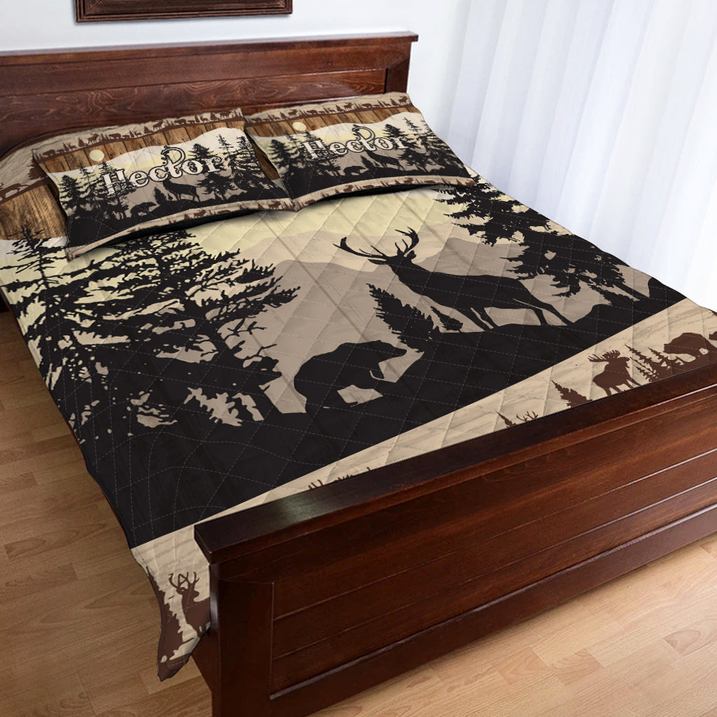 Love Hunting - Personalized Hunting Quilt Set