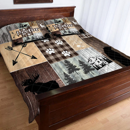 Love Hunting - Personalized Hunting Quilt Set